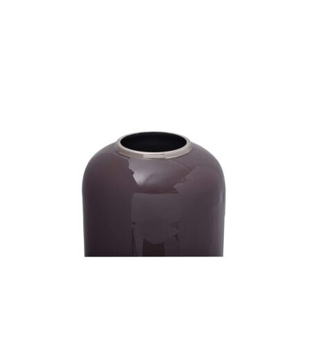 Paris Prix - Vase Design touna 69cm Violet & Argent