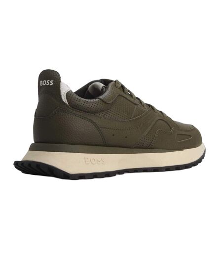 Mens Jonah Running Trainers Green Boss
