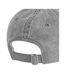 Casquette De Baseball Motif/style Uni Gris Délavé À L´acide Beechfield-4