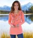 Women's Coral Top