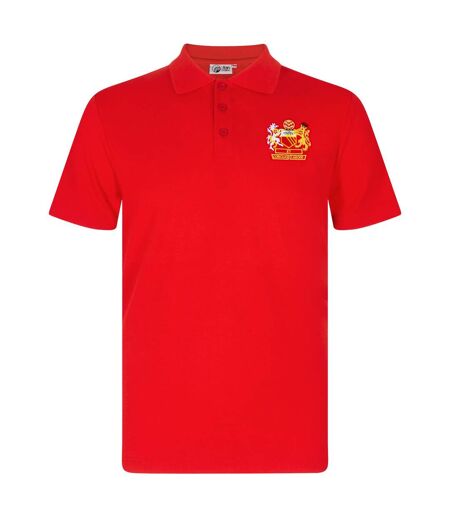 Polo Manchester Homme Rouge Fan Originals