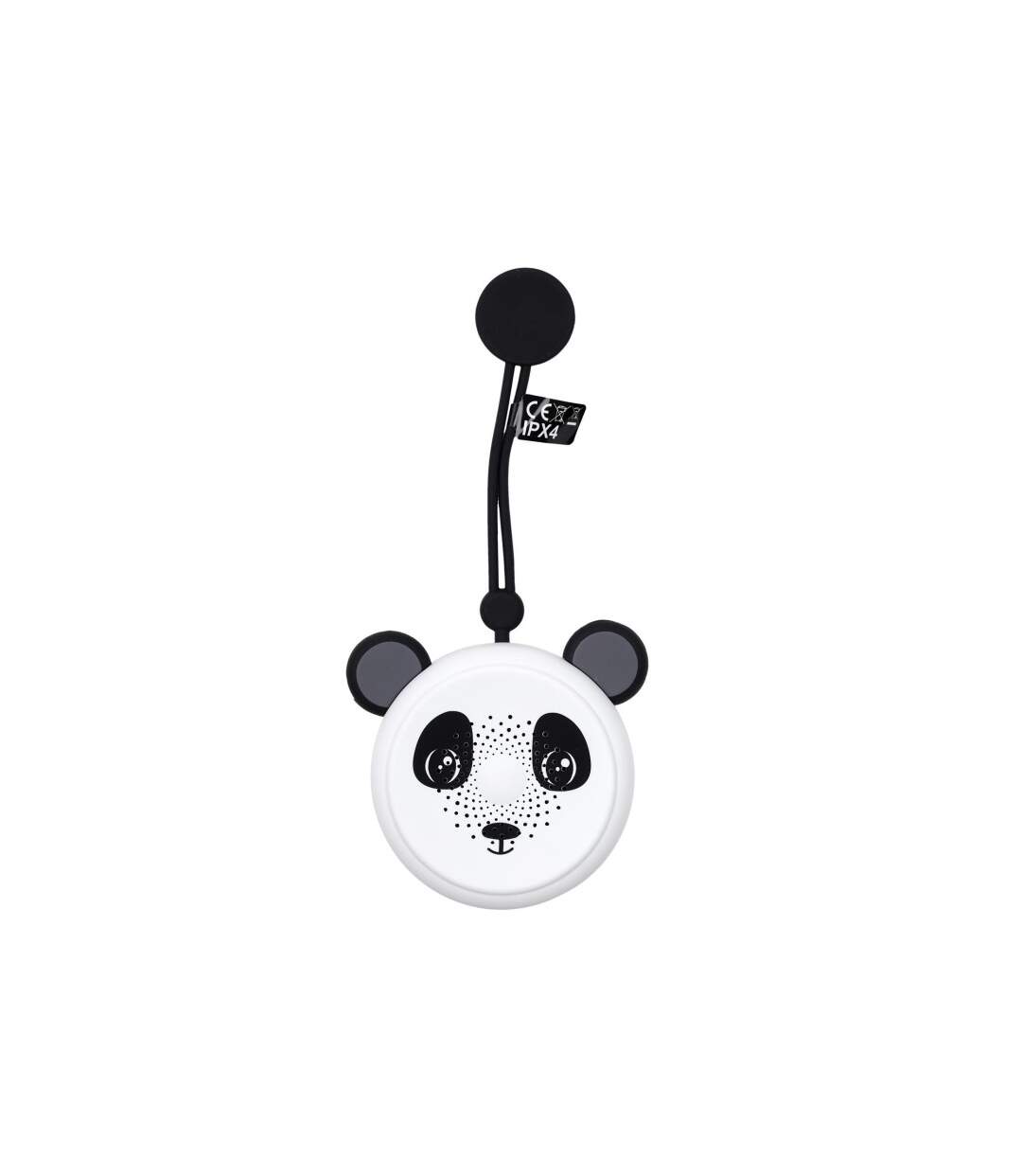 Enceinte Ventouse Waterproof Panda 22cm Blanc-1