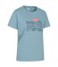 Womens/ladies devon relaxed fit t-shirt pale blue Mountain Warehouse-4