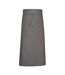 Tablier Bistrot Motif/style Uni Adulte Taille Unique Gris Souris Link Kitchen Wear-1