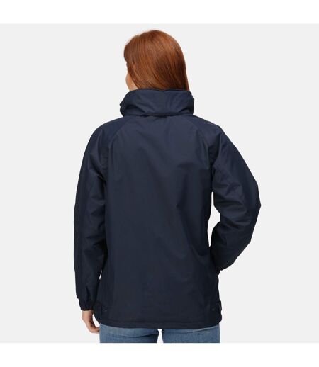Regatta Womens/Ladies Waterproof Windproof Jacket (Fleece Lined) (Navy) - UTRW1184