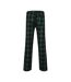 Pantalon De Détente Tartan Homme Bleu Marine Vert SF-2