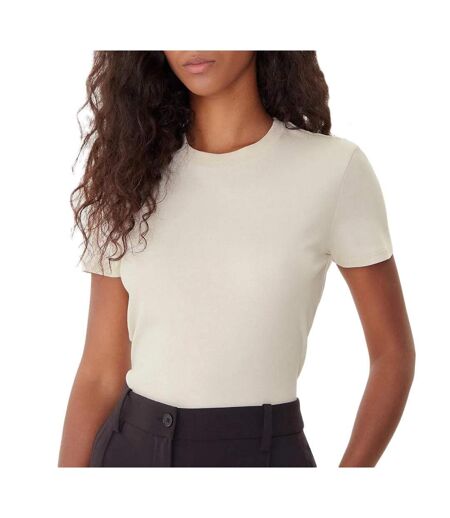 T-Shirt beige femme calvin klein jeans supima