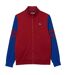 Mens Zip Interlock Stretch Track Jacket Red Lacoste-2