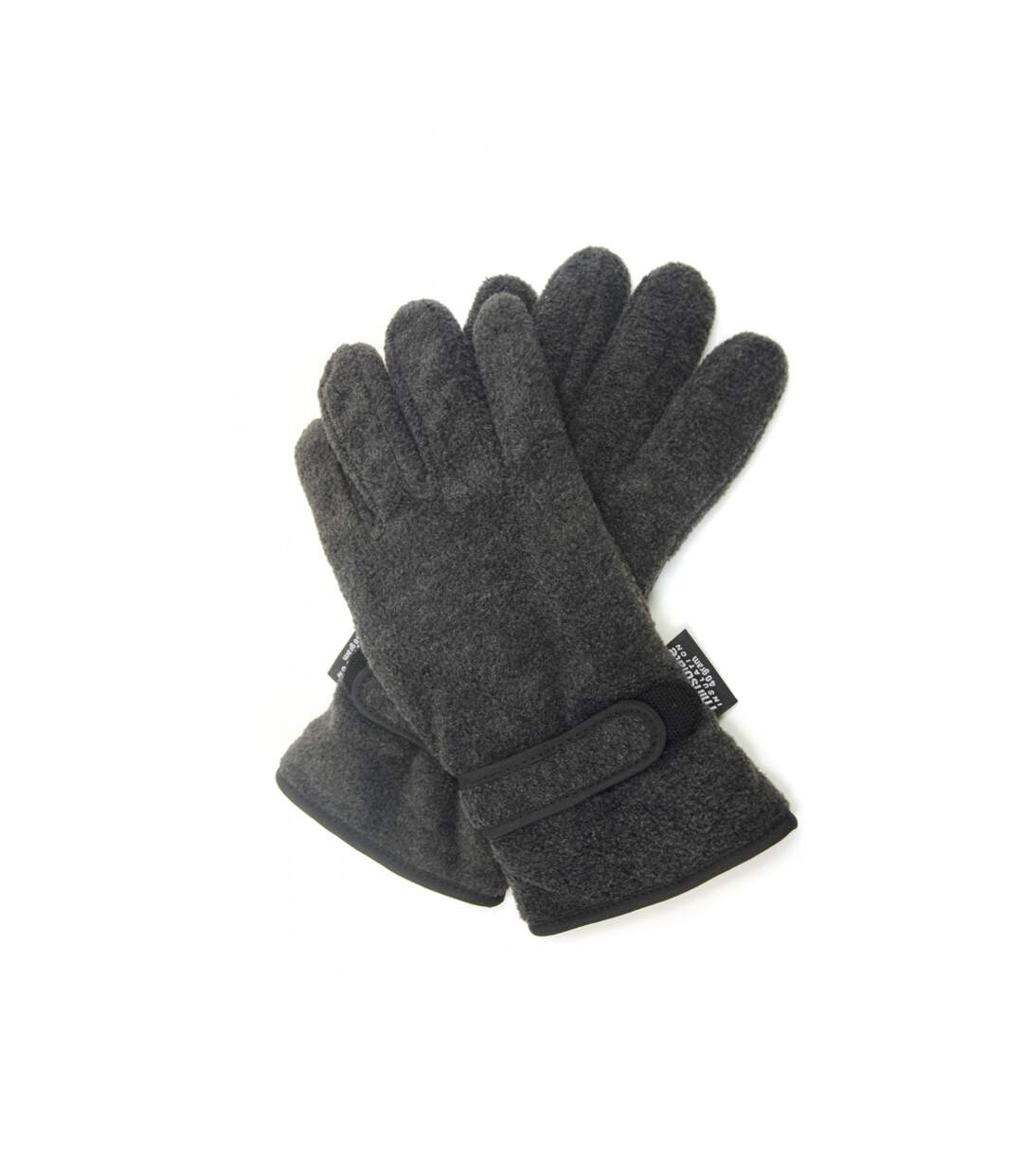 Mens fleece gloves black RJM-2
