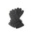 Mens fleece gloves black RJM