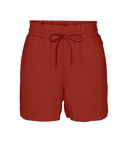 Short Rouge Femme Vero Moda Milo - L