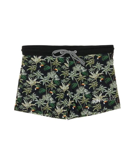 Boxer de bain noir/jungle homme sun project 1988 - l