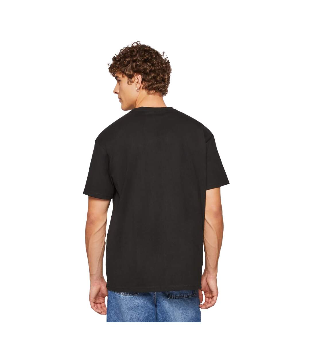 T-shirt Flying High Homme Noir Mister Tee-2