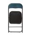 Chaise pliante effet velours-2