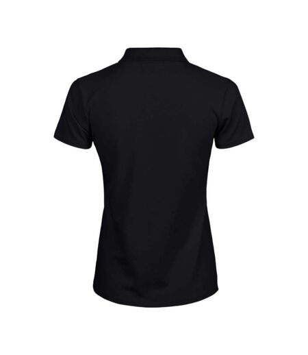Polo À Manches Courtes Femmes Noir Tee Jays