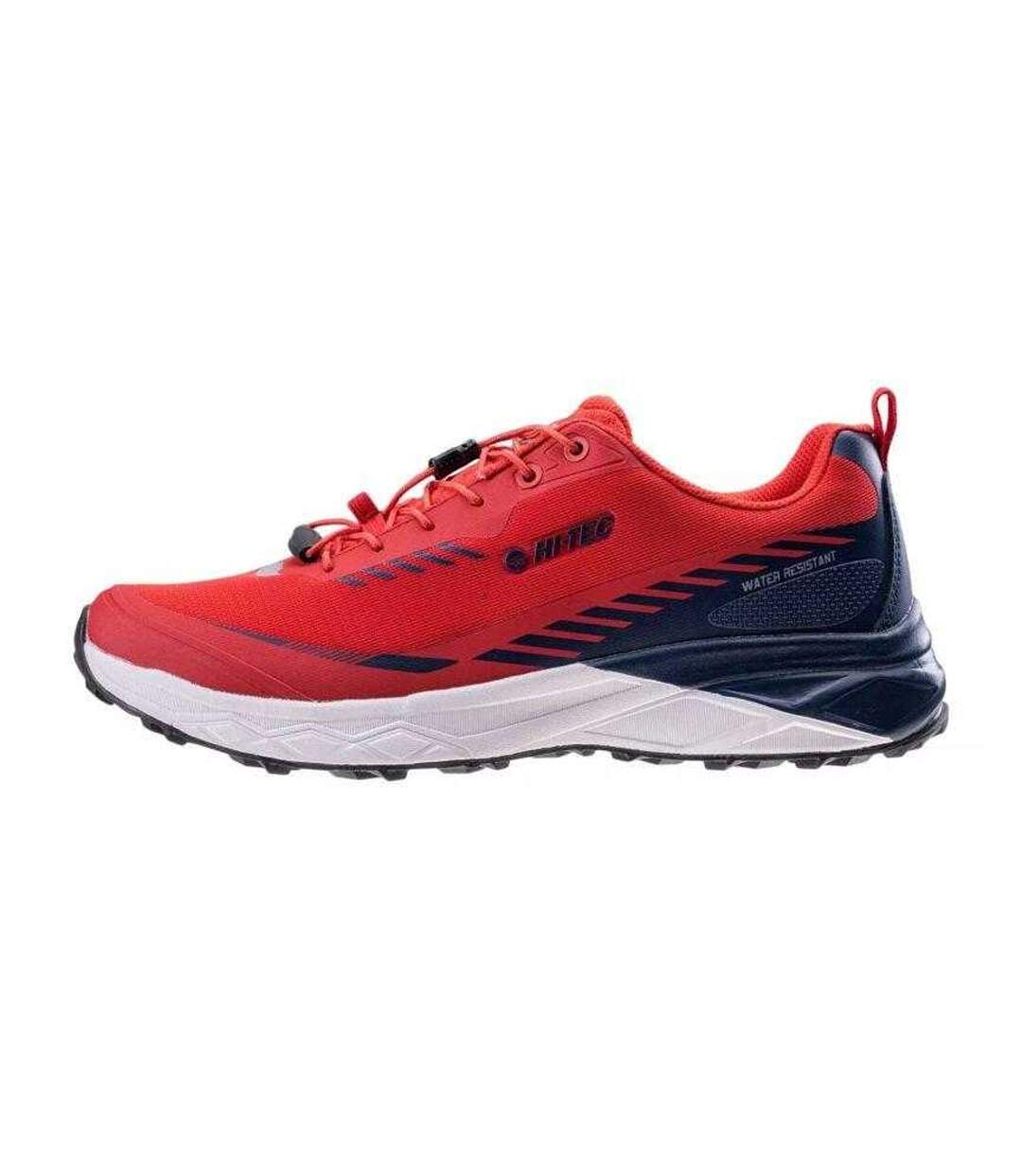 Baskets Randonnée Mostar Homme Rouge Bleu Marine Foncé Hi-Tec-2