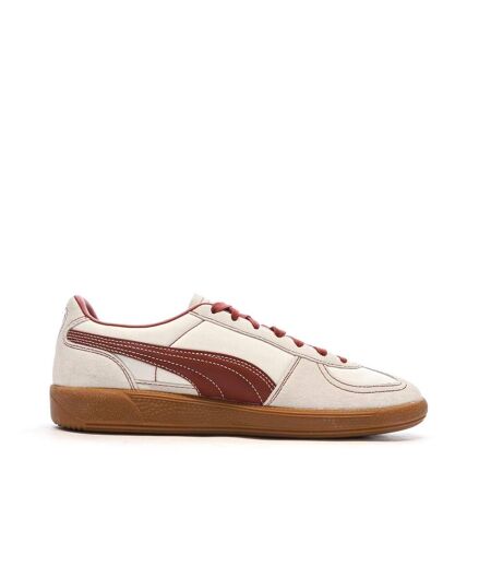Baskets beige/bordeaux homme puma palermo