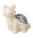 Statuette Tortue d'Extérieur Mosaïque 34cm Beige-1