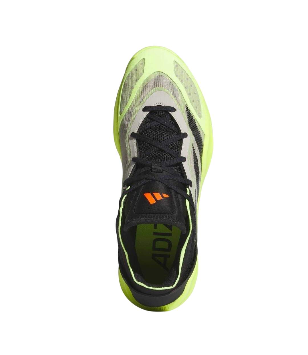 Mens Adizero Select Neon Basketball Shoes Putty Grey Adidas-4