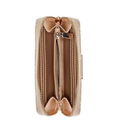 Portefeuille beige femme guess giully