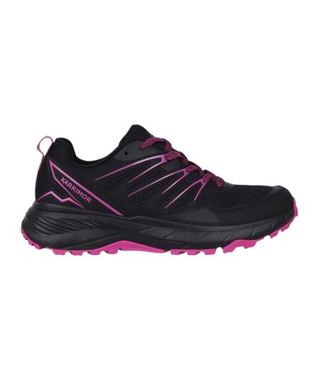 Baskets Caracal Tr Femme Noir Rouge Rose Karrimor