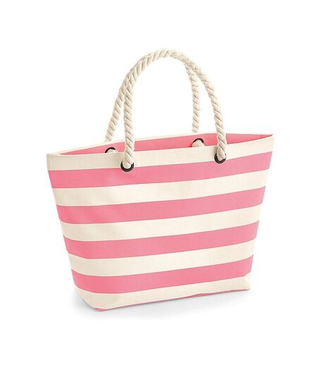 Westford Mill - Tote bag NAUTICAL (Beige pâle / Rose) (Taille unique) - UTPC3655