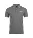 Mens Tipped Polo Shirt Grey Aquascutum-1