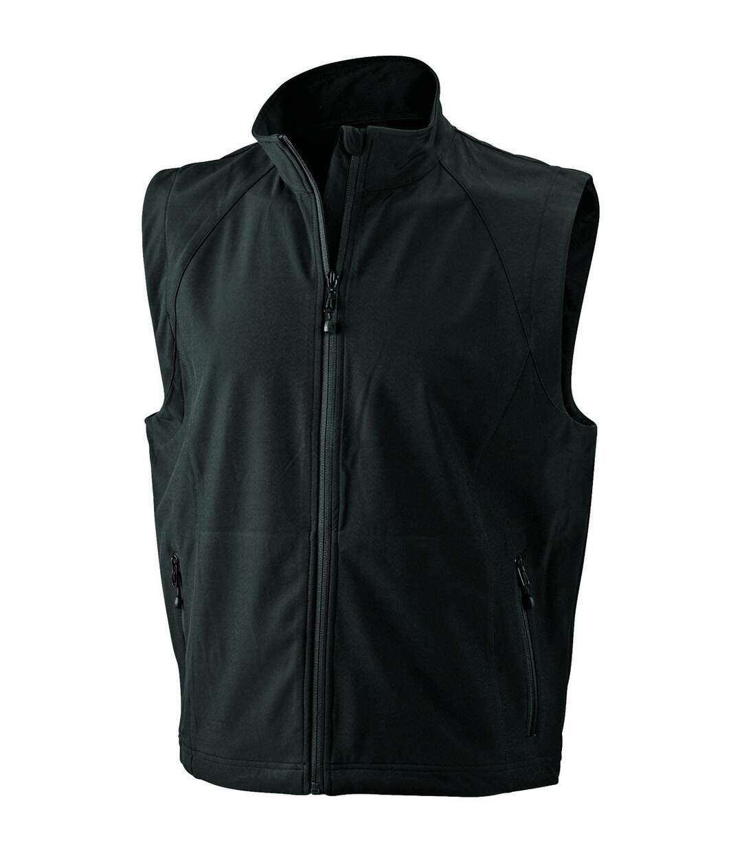 Gilet sans manches softshell coupe-vent imperméable - JN1022 - noir - homme-1