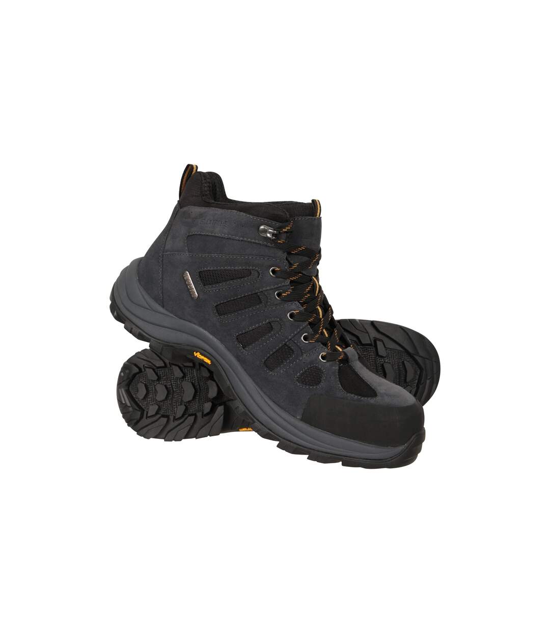 Mens vertex extreme suede waterproof boots grey Mountain Warehouse-1