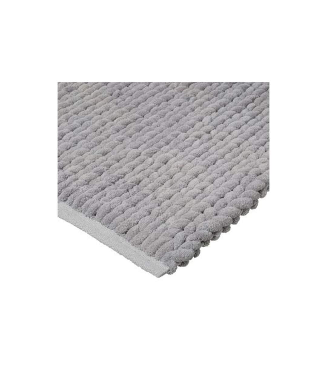 Tapis de Salle de Bain Épais 50x75cm Gris-2