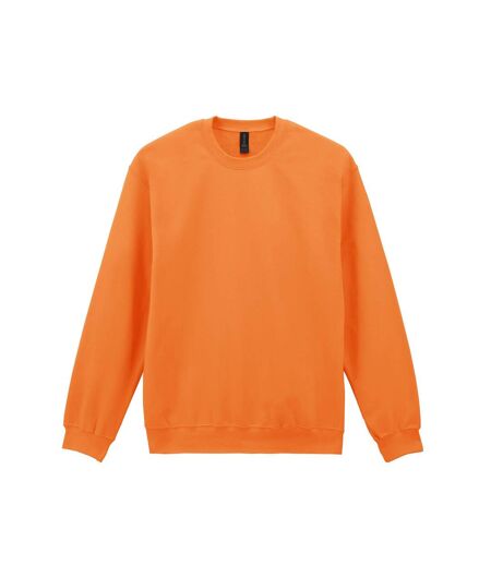 Unisex Adult Softstyle Fleece Midweight Pullover Tangerine Gildan