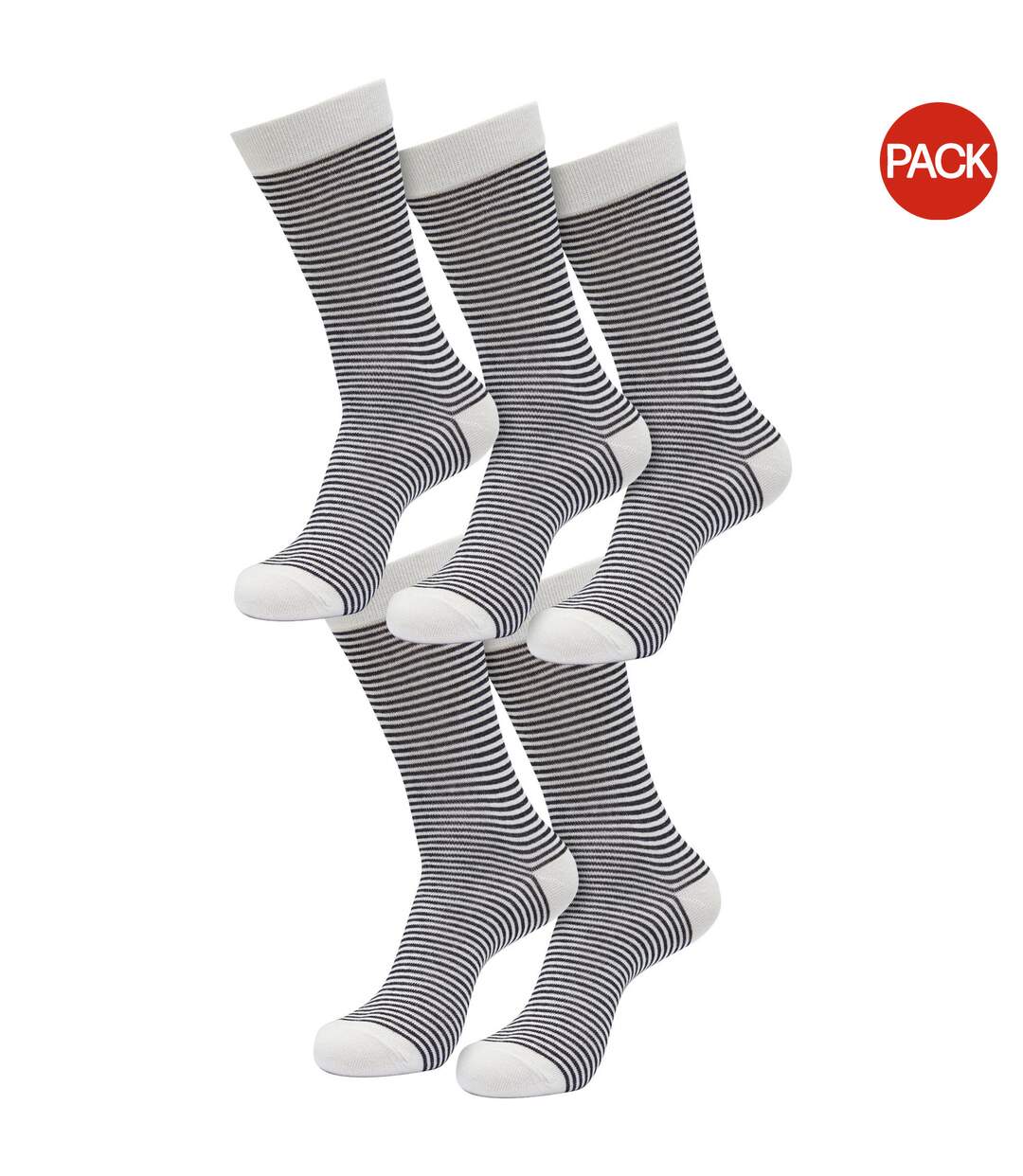 Chaussettes Motif/style Rayures Fines Homme Sable Blanc Noir Urban Classics-1