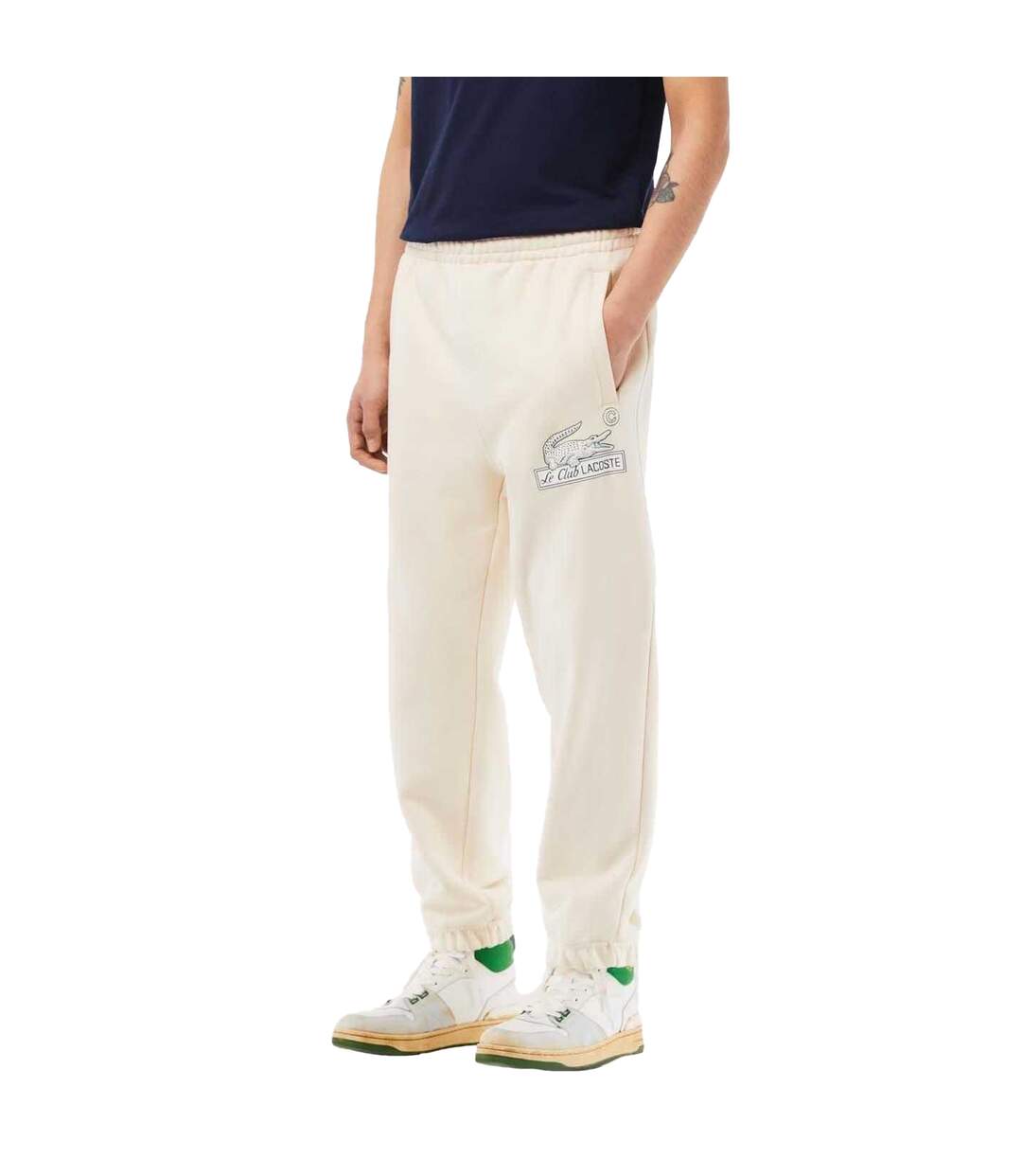 Pantalon De Jogging Homme Crème Lacoste-3