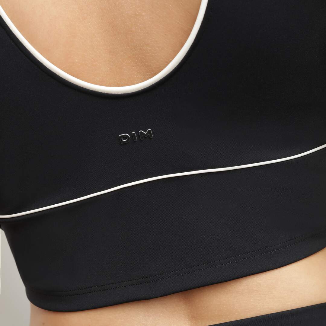 Crop top col V de Sport Dim Move-5