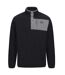 Mens Hosta Anti-pilling Fleece Top Black Trespass-2