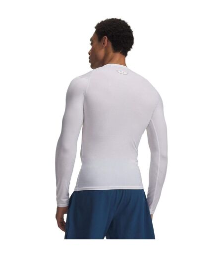 Haut Thermique Manches Longues Elite Homme Blanc Under Armour