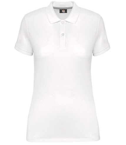 Polo manches courtes - Femme - WK275 - blanc