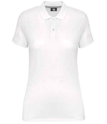 Polo manches courtes - Femme - WK275 - blanc