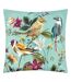 Housse de coussin d'extérieur nature midnight garden taille unique turquoise Wylder-1