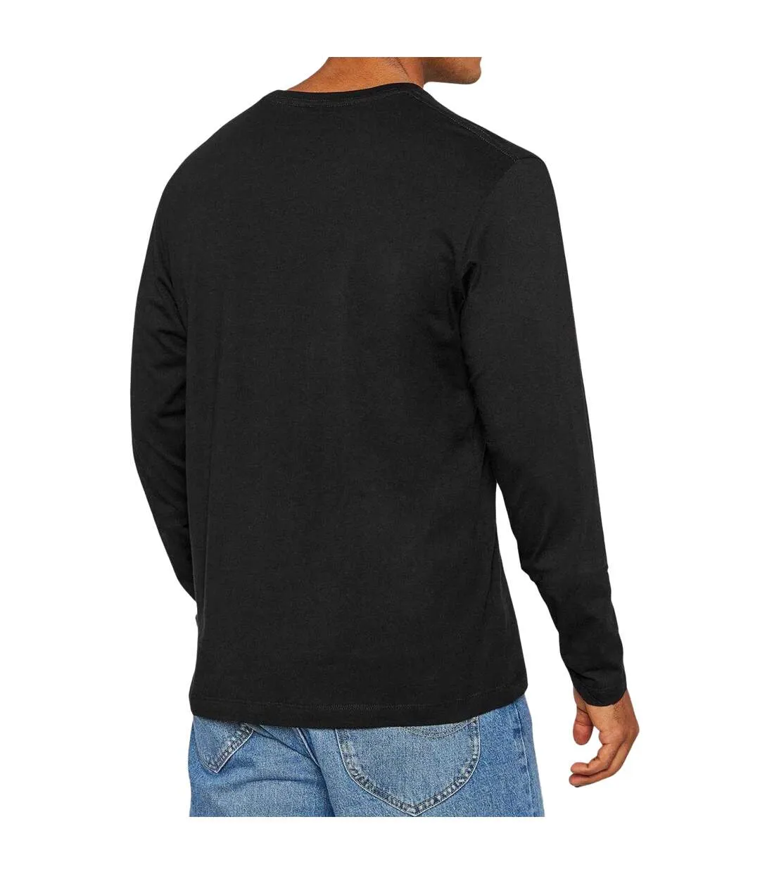 T-shirt Manches Longues Homme Noir Pepe Jeans-2