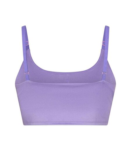 Brassière de sport tech femme lavande Awdis