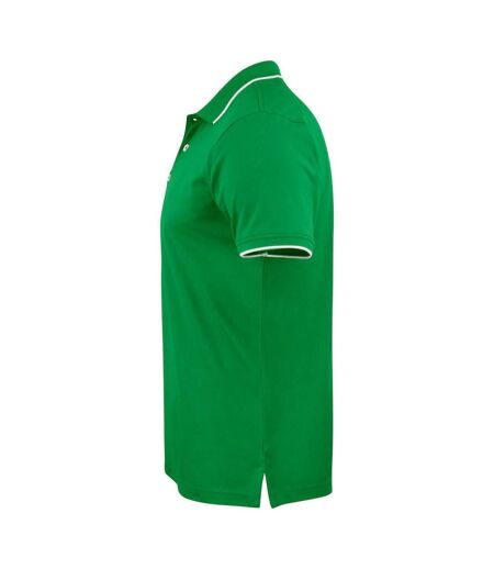 Mens Greenville Polo Shirt Sport Green James Harvest