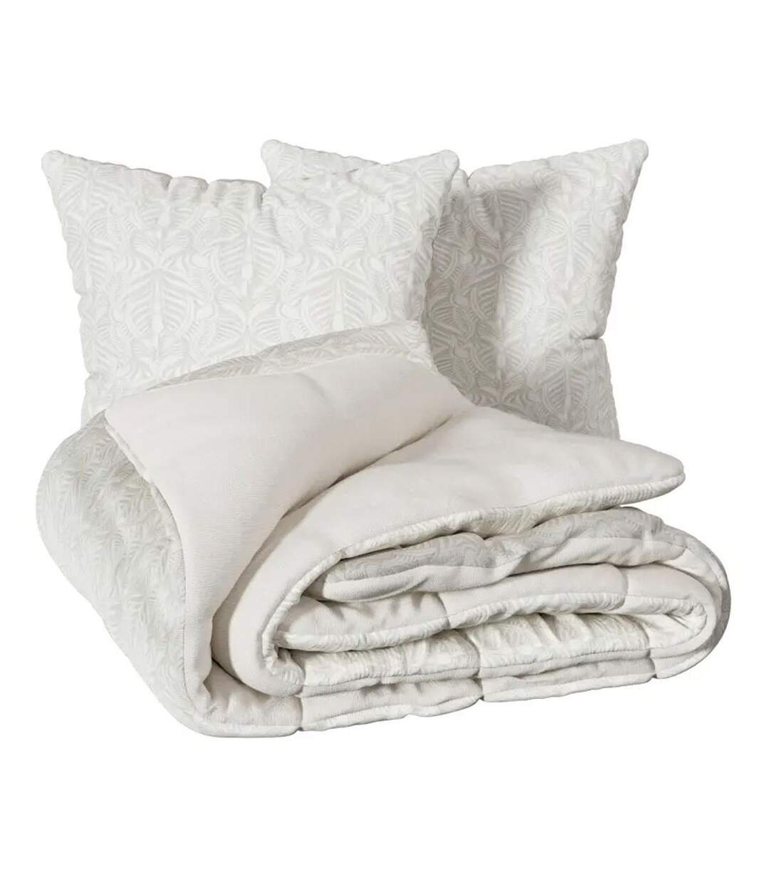 Parure de Lit Imprimée Nalh 260x240cm Beige-5