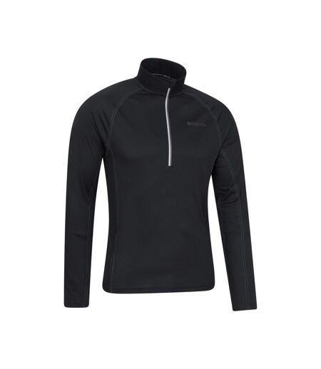 Mens approach lightweight midlayer black Mountain Warehouse