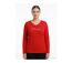 Mayflower NERUDA1GT : Tee-shirt manches longues grande taille rouge en coton-1