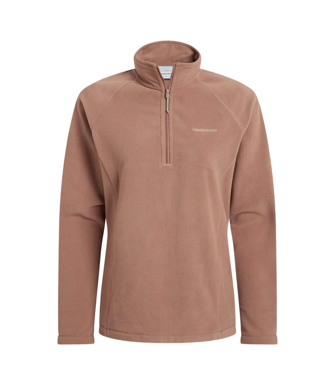 Womens/ladies Miska Vi Half Zip Fleece Umber Craghoppers-2