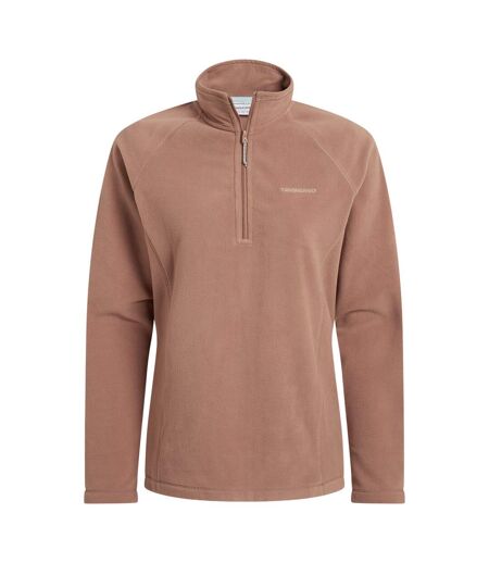 Womens/ladies Miska Vi Half Zip Fleece Umber Craghoppers