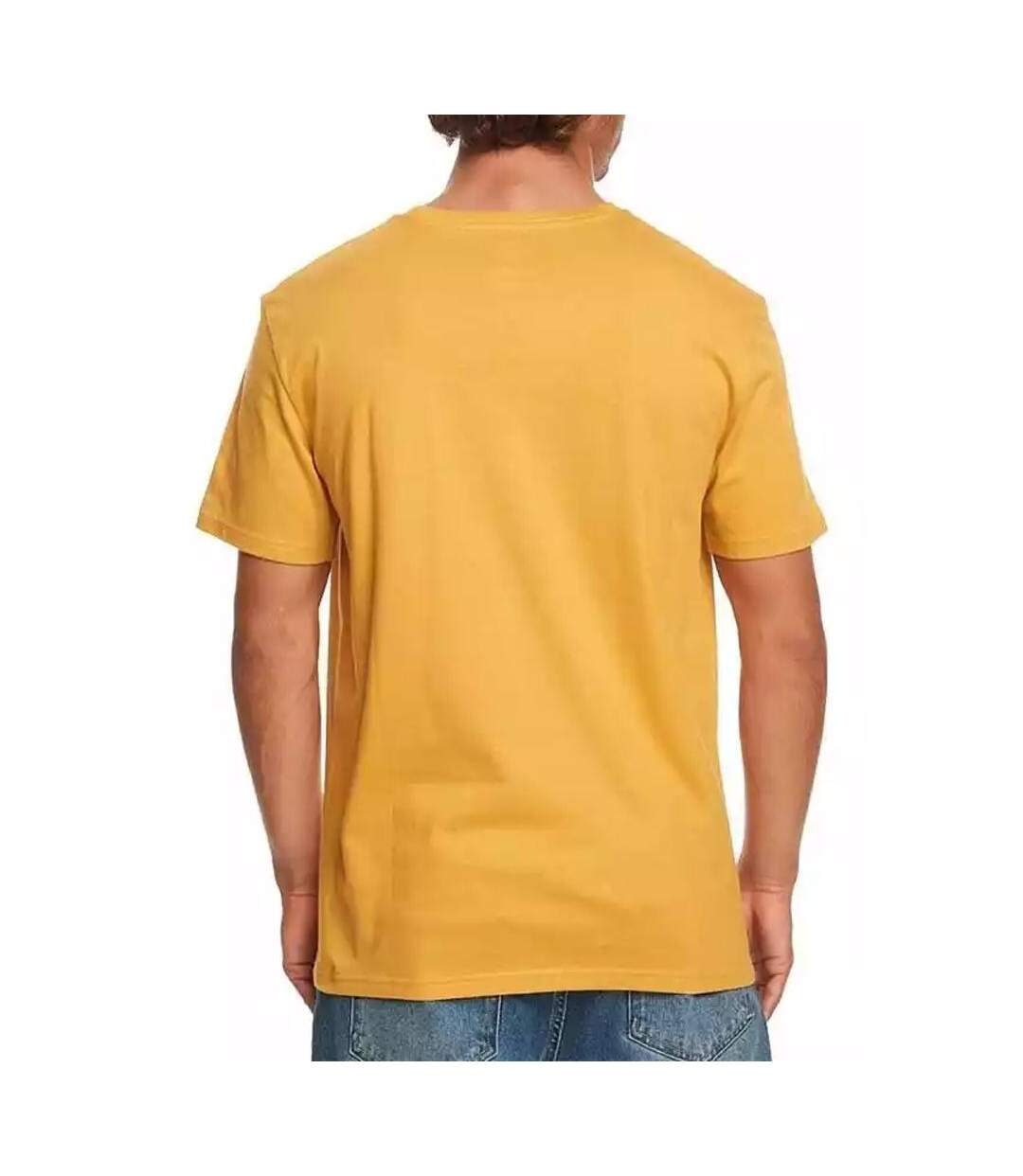 T-shirt Jaune Homme Quiksilver Circle Trim - S-2