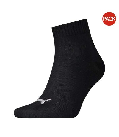 Puma Unisex Adult Quarter Training Ankle Socks (Pack of 3) (Black) - UTRD697