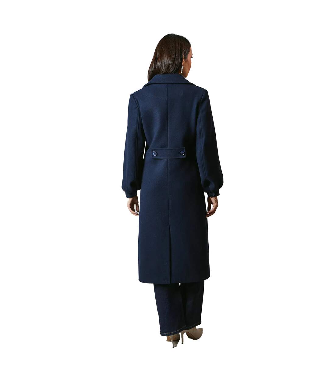 Manteau femme bleu marine Principles-2